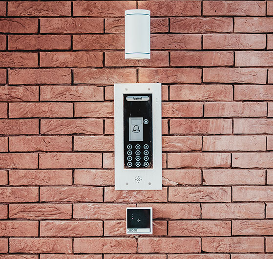 Intercom on wall — Security Systems & CCTV in Grafton, NSW