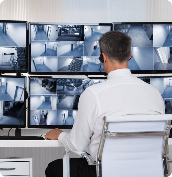 Person monitoring CCTV — Security Systems & CCTV in Grafton, NSW