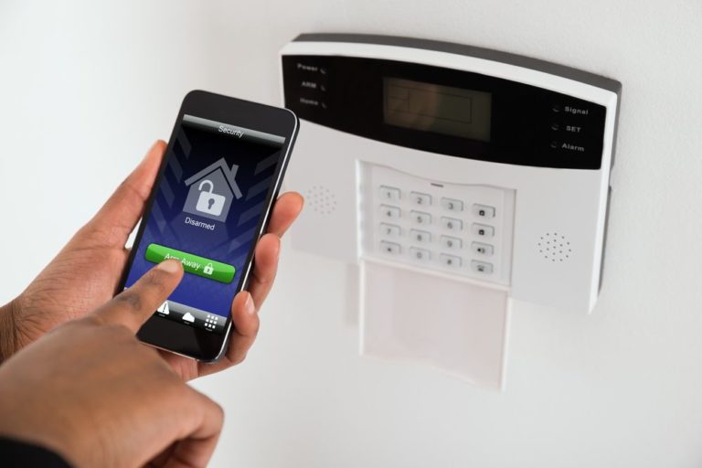 Alarm Connected In Phone — Security Systems & CCTV in Woolgoolga, NSW